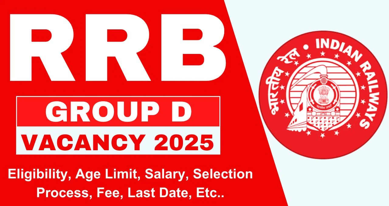  Railway RRB Group D Recruitment 2025